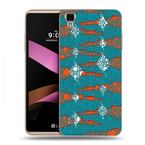 Дизайнерский силиконовый чехол для LG X Style Кожа хамелеона