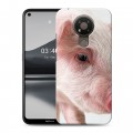 Дизайнерский пластиковый чехол для Nokia 3.4 Свинки
