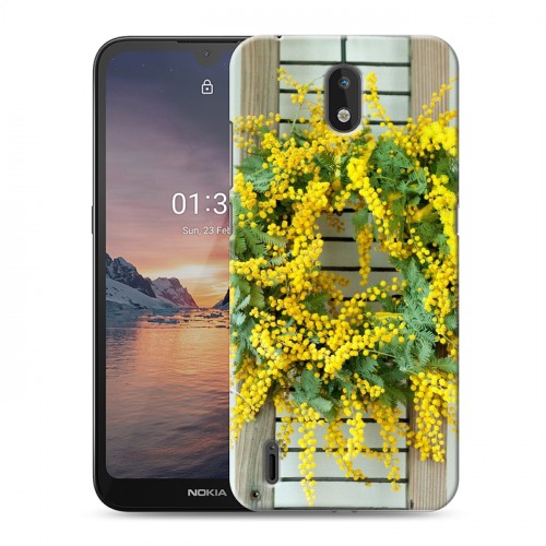 Дизайнерский силиконовый чехол для Nokia 1.3 Мимоза