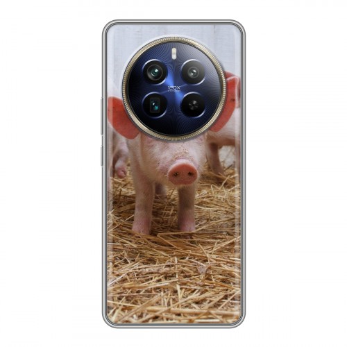 Дизайнерский силиконовый чехол для Realme 12 Plus 5G Свинки