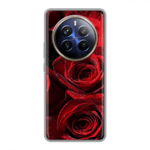 Дизайнерский силиконовый чехол для Realme 12 Plus 5G Розы
