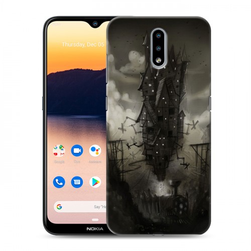 Дизайнерский силиконовый с усиленными углами чехол для Nokia 2.3 Alice Madness Returns