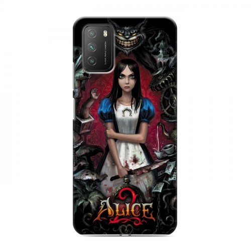 Дизайнерский пластиковый чехол для Xiaomi Poco M3 Alice Madness Returns