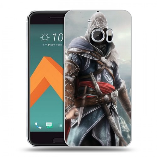 Дизайнерский пластиковый чехол для HTC 10 Assassins Creed