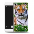 Дизайнерский пластиковый чехол для Lenovo S90 Тигры