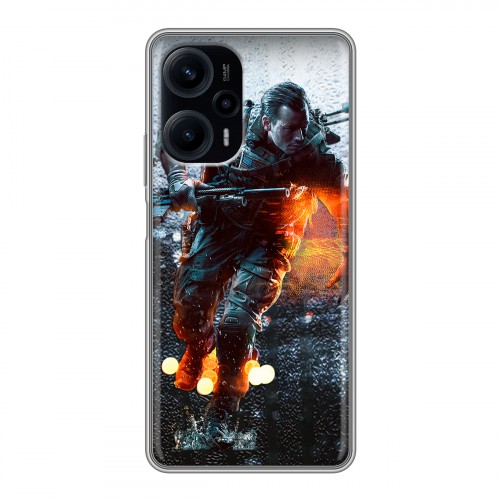 Дизайнерский силиконовый чехол для XIaomi Poco F5 Battlefield