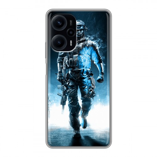 Дизайнерский силиконовый чехол для XIaomi Poco F5 Battlefield