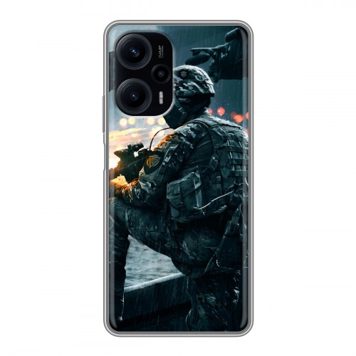 Дизайнерский силиконовый чехол для XIaomi Poco F5 Battlefield