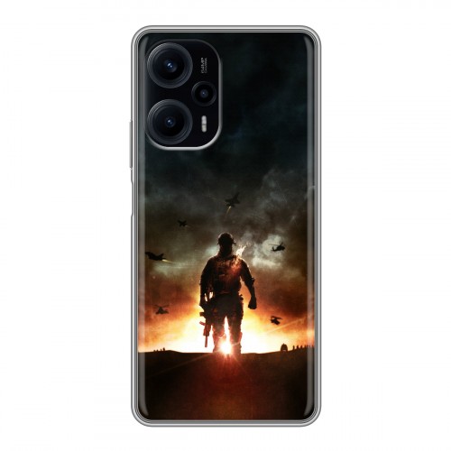 Дизайнерский силиконовый чехол для XIaomi Poco F5 Battlefield