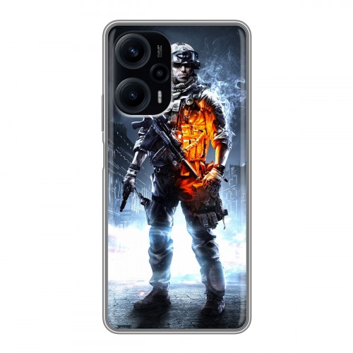 Дизайнерский силиконовый чехол для XIaomi Poco F5 Battlefield