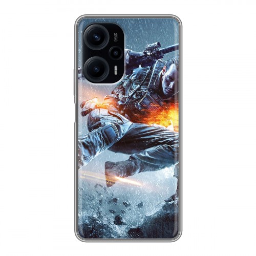 Дизайнерский силиконовый чехол для XIaomi Poco F5 Battlefield