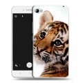 Дизайнерский пластиковый чехол для Lenovo S90 Тигры