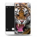 Дизайнерский пластиковый чехол для Lenovo S90 Тигры