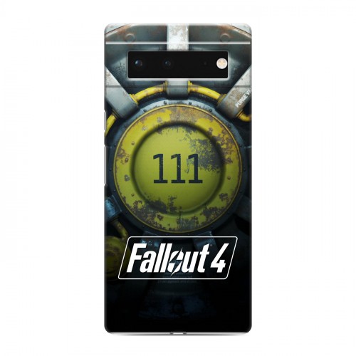 Дизайнерский силиконовый с усиленными углами чехол для Google Pixel 6 Fallout