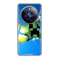 Дизайнерский силиконовый чехол для Realme 12 Plus 5G Minecraft