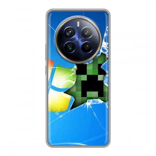 Дизайнерский силиконовый чехол для Realme 12 Plus 5G Minecraft