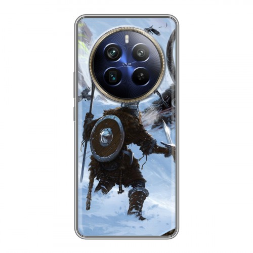 Дизайнерский силиконовый чехол для Realme 12 Plus 5G Skyrim