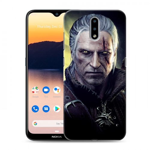 Дизайнерский силиконовый с усиленными углами чехол для Nokia 2.3 Witcher