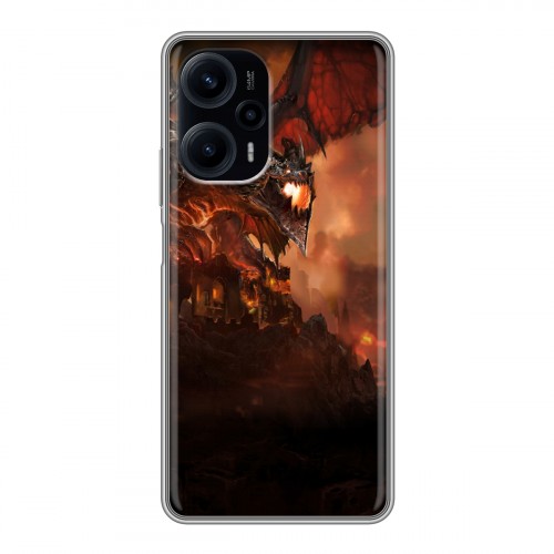 Дизайнерский силиконовый чехол для XIaomi Poco F5 World of warcraft