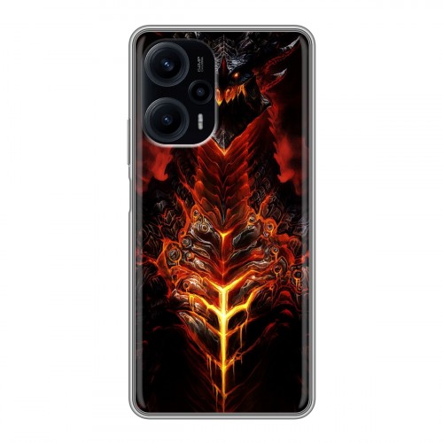 Дизайнерский силиконовый чехол для XIaomi Poco F5 World of warcraft