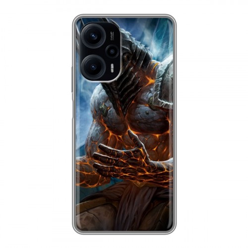 Дизайнерский силиконовый чехол для XIaomi Poco F5 World of warcraft