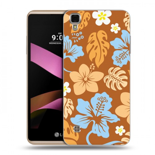 Дизайнерский силиконовый чехол для LG X Style Гавайские Шаблоны