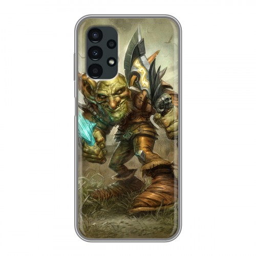 Дизайнерский силиконовый чехол для Samsung Galaxy A13 4G World of warcraft