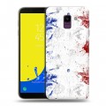 Дизайнерский пластиковый чехол для Samsung Galaxy J6 Флаг Франции