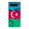 Дизайнерский пластиковый чехол для Google Pixel 6 Флаг Азербайджана