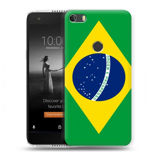 Дизайнерский силиконовый чехол для Alcatel Idol 5S Флаг Бразилии