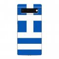 Дизайнерский пластиковый чехол для Google Pixel 6 Флаг Греции