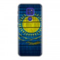 Дизайнерский силиконовый чехол для Motorola Moto G9 Play Флаг Казахстана