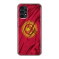 Дизайнерский силиконовый чехол для Samsung Galaxy A13 4G Флаг Киргизии