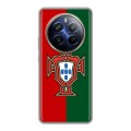 Дизайнерский силиконовый чехол для Realme 12 Plus 5G Флаг Португалии