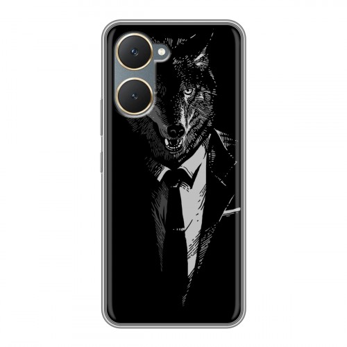 Дизайнерский силиконовый чехол для Vivo Y03 Хищные джентльмены