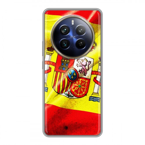 Дизайнерский силиконовый чехол для Realme 12 Plus 5G Флаг Испании