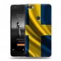 Дизайнерский силиконовый чехол для Alcatel Idol 5S Флаг Швеции