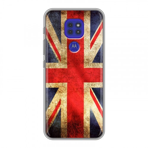 Дизайнерский силиконовый чехол для Motorola Moto G9 Play Флаг Британии