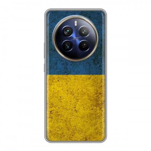 Дизайнерский силиконовый чехол для Realme 12 Plus 5G Флаг Украины