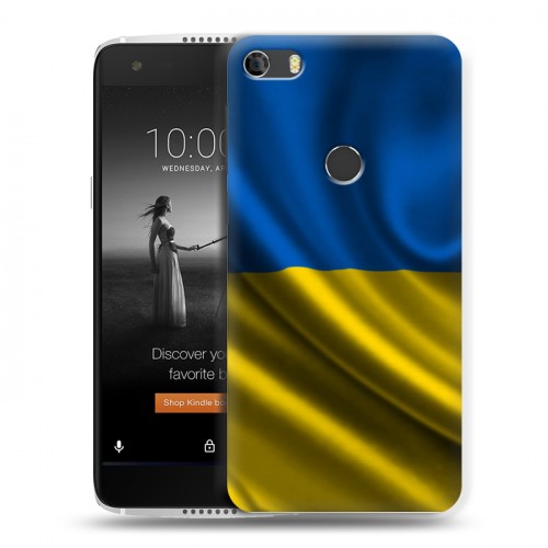 Дизайнерский силиконовый чехол для Alcatel Idol 5S Флаг Украины