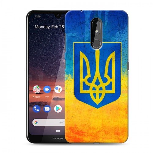 Дизайнерский силиконовый чехол для Nokia 3.2 Флаг Украины