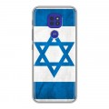 Дизайнерский силиконовый чехол для Motorola Moto G9 Play Флаг Израиля