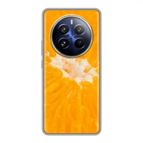 Дизайнерский силиконовый чехол для Realme 12 Pro Plus Апельсины