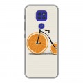 Дизайнерский силиконовый чехол для Motorola Moto G9 Play Апельсины