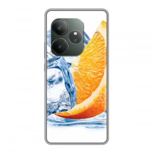 Дизайнерский силиконовый чехол для Realme GT 6 Апельсины