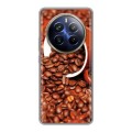 Дизайнерский силиконовый чехол для Realme 12 Plus 5G Кофе напиток