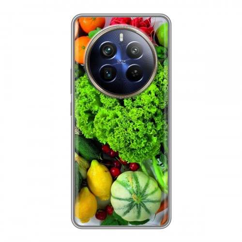 Дизайнерский силиконовый чехол для Realme 12 Plus 5G Овощи