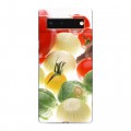 Дизайнерский пластиковый чехол для Google Pixel 6 Овощи