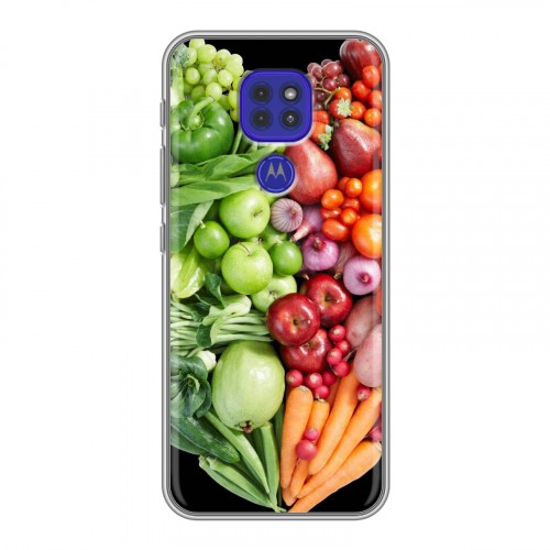Дизайнерский силиконовый чехол для Motorola Moto G9 Play Овощи