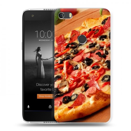 Дизайнерский силиконовый чехол для Alcatel Idol 5S Пицца